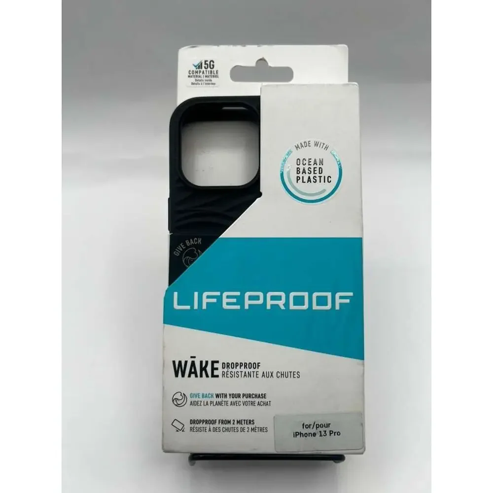 LifeProof Wake Series Case for Apple iPhone 13 Pro Drop Proof EcoFriendly Black